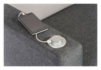 Cube USB Armrest, Right in dark grey, view 2