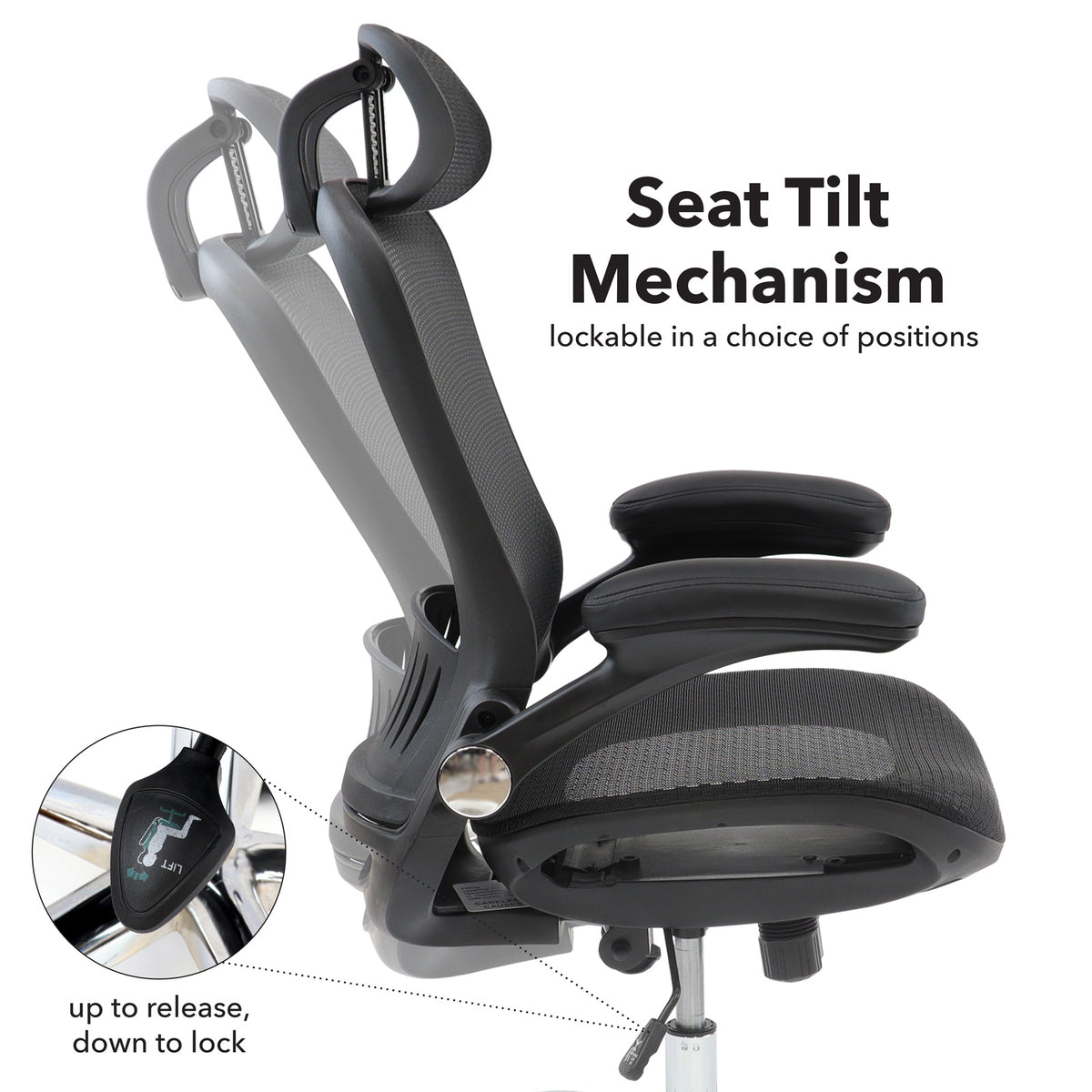 Curva Mesh Executive Chair detail
