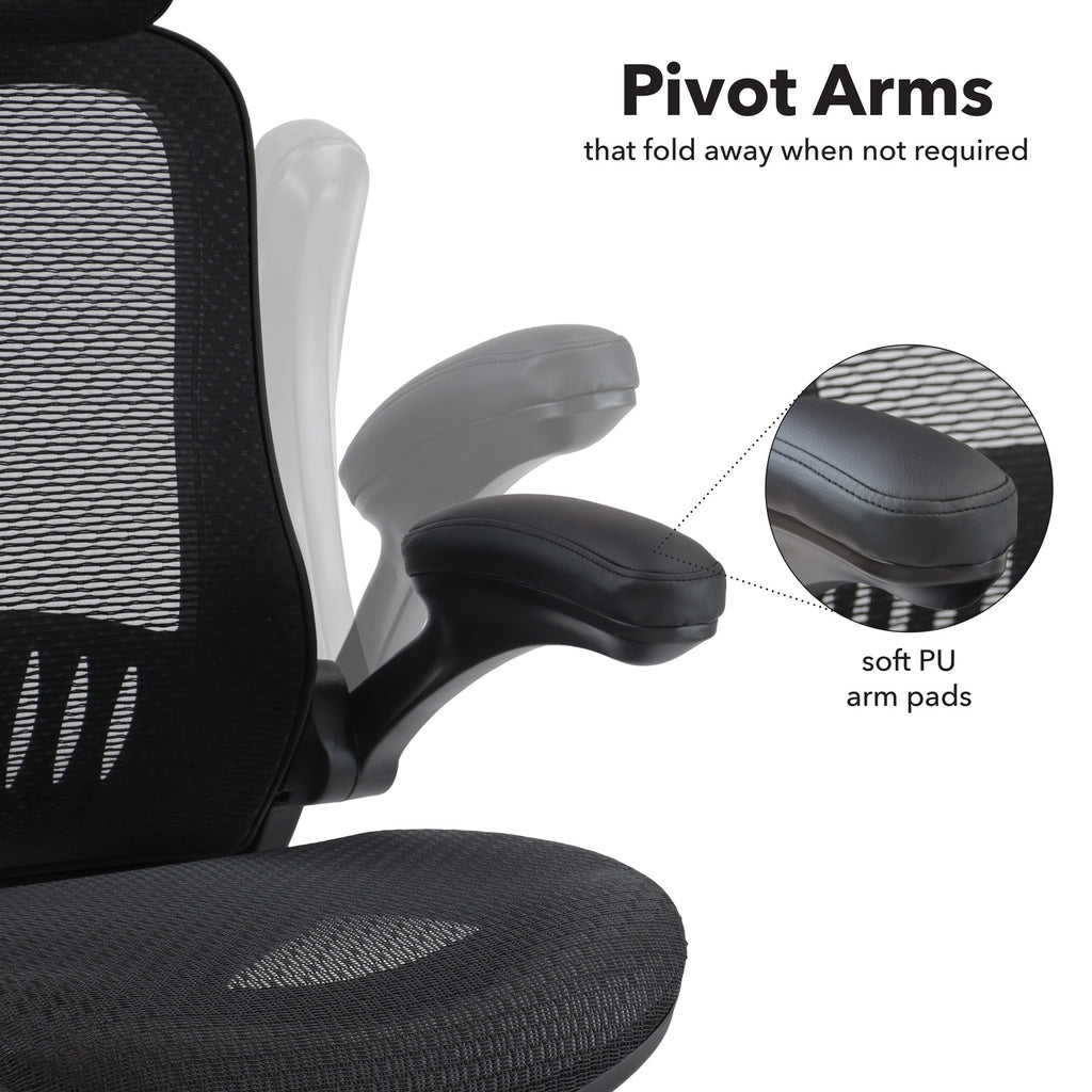 Curva Mesh Executive Chair detail
