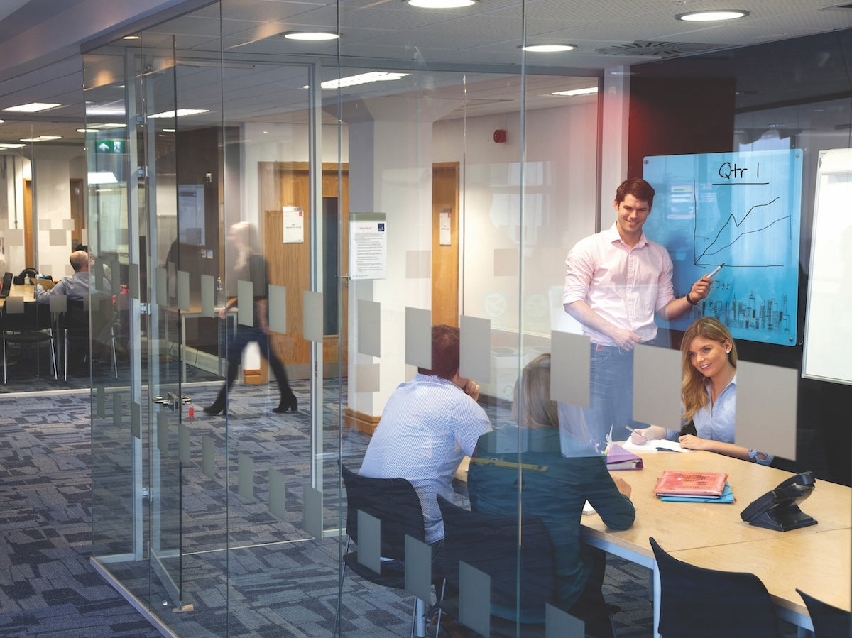 Customised Wall Mounted Magnetic Glass Writing Board