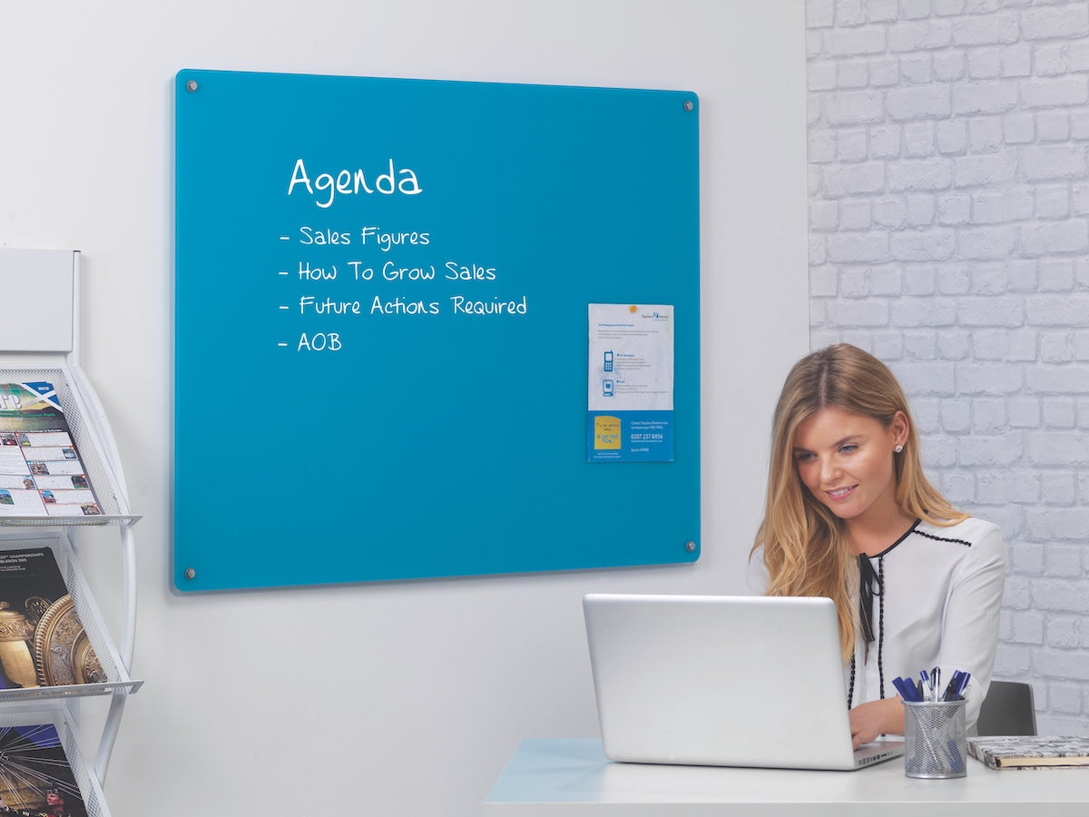 Customised Wall Mounted Magnetic Glass Writing Board