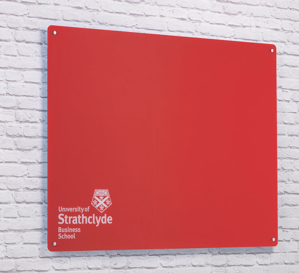Customised Wall Mounted Magnetic Glass Writing Board