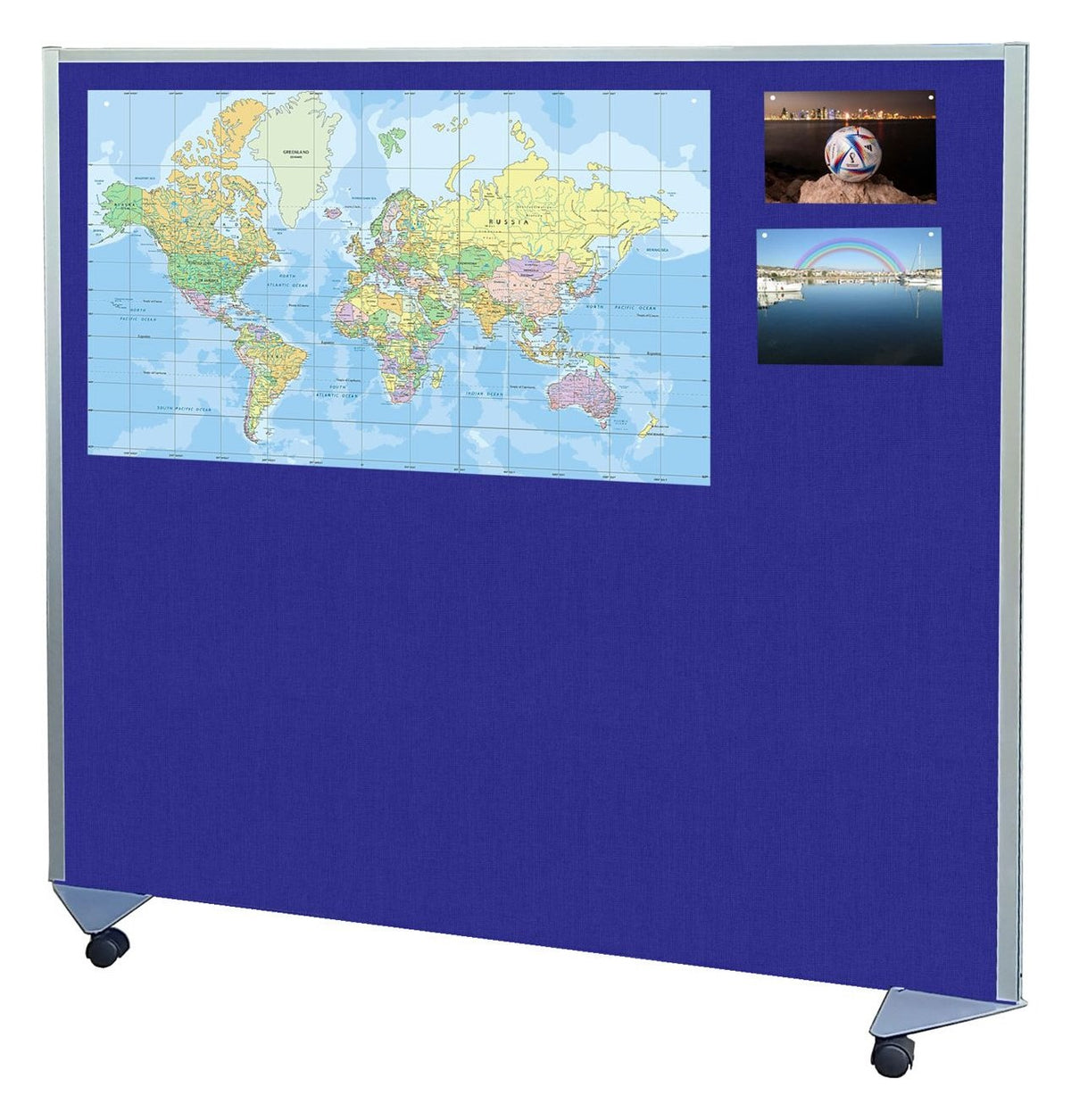 D Range Mobile Pinboard Screen