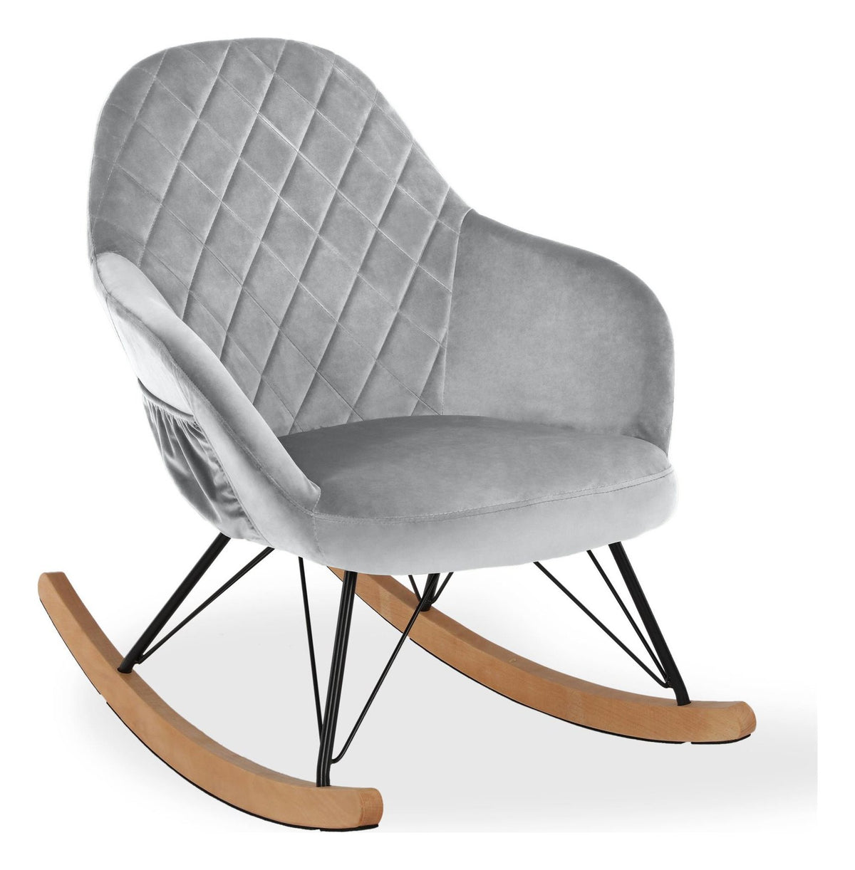 Dahlia Nursery Rocking Chair, Velvet