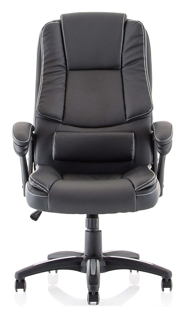 Dakota High Back Black Leather Executive Chair, , another view 1