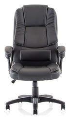 Dakota High Back Black Leather Executive Chair, , another view 1