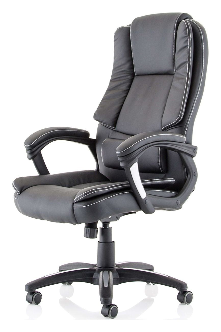 Dakota High Back Black Leather Executive Chair, , another view 2