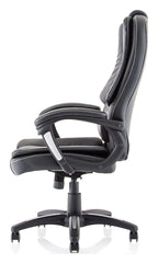 Dakota High Back Black Leather Executive Chair, , another view 3