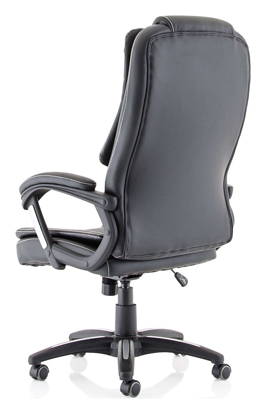 Dakota High Back Black Leather Executive Chair, , another view 4