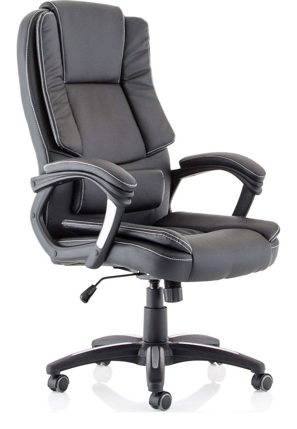 Dakota High Back Black Leather Executive Chair, 