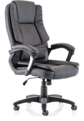 Dakota High Back Black Leather Executive Chair, 