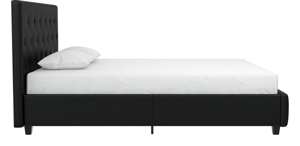 Dakota Upholstered Bed Faux Leather, view 10