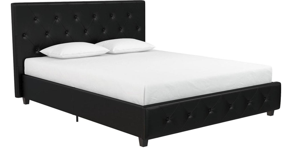 Dakota Upholstered Bed Faux Leather, view 3