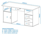 Dallas Office Desk & Work Station, view 14