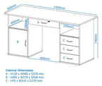 Dallas Office Desk & Work Station, view 8
