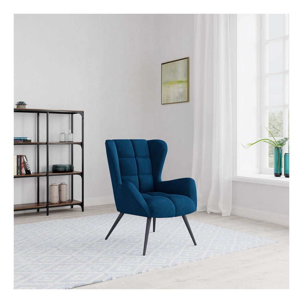 Dalton Accent Chair Velvet, view 3
