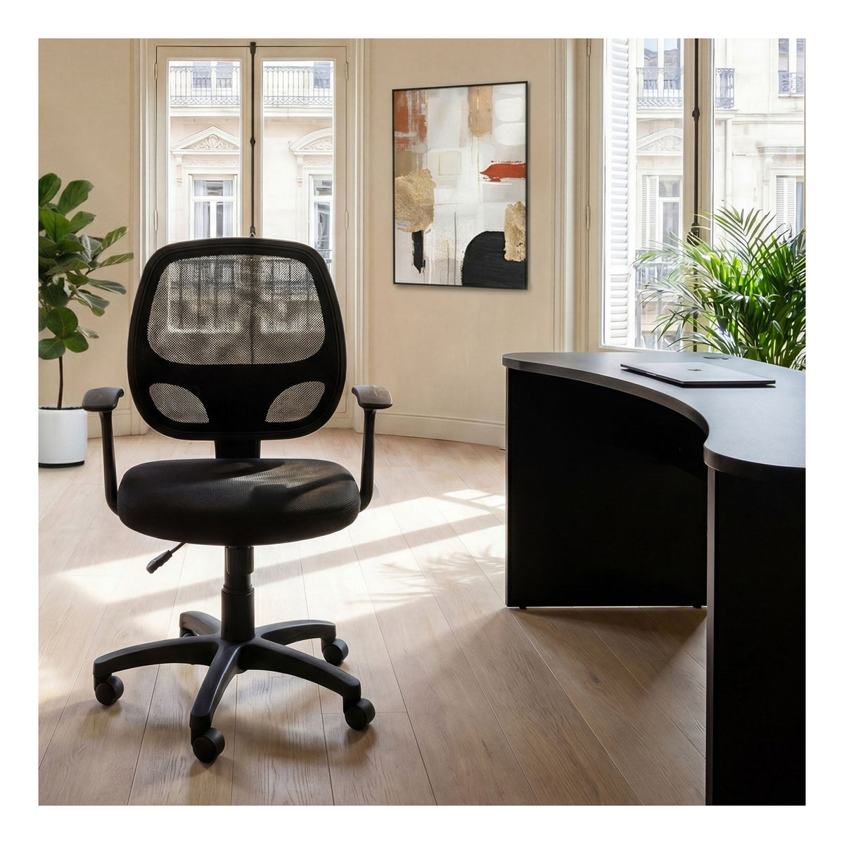 Davis Mesh Back Operator Chair, view 2