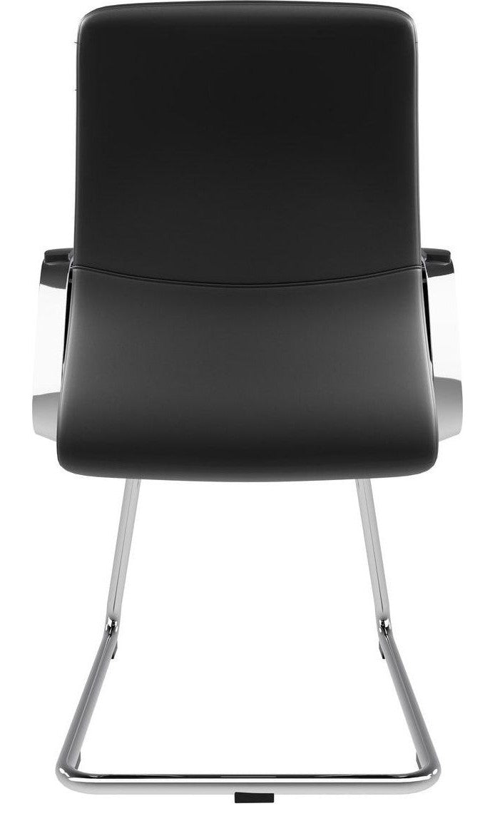 Dawn Visitor Leather Executive Chair in black pu another view