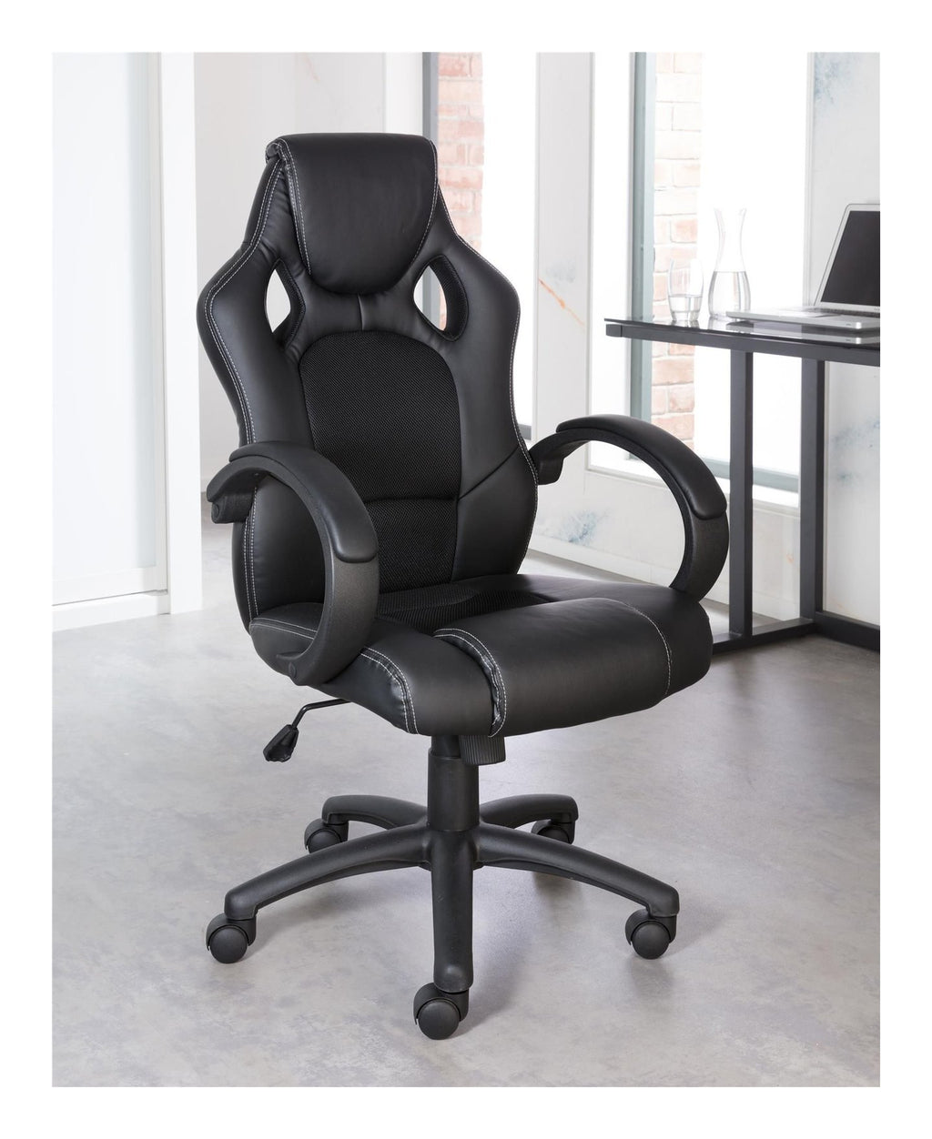 Daytona Faux Leather Racing Chair, view 7
