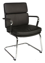 Deco Visitor Chair in black