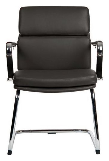Deco Visitor Chair in black, view 2