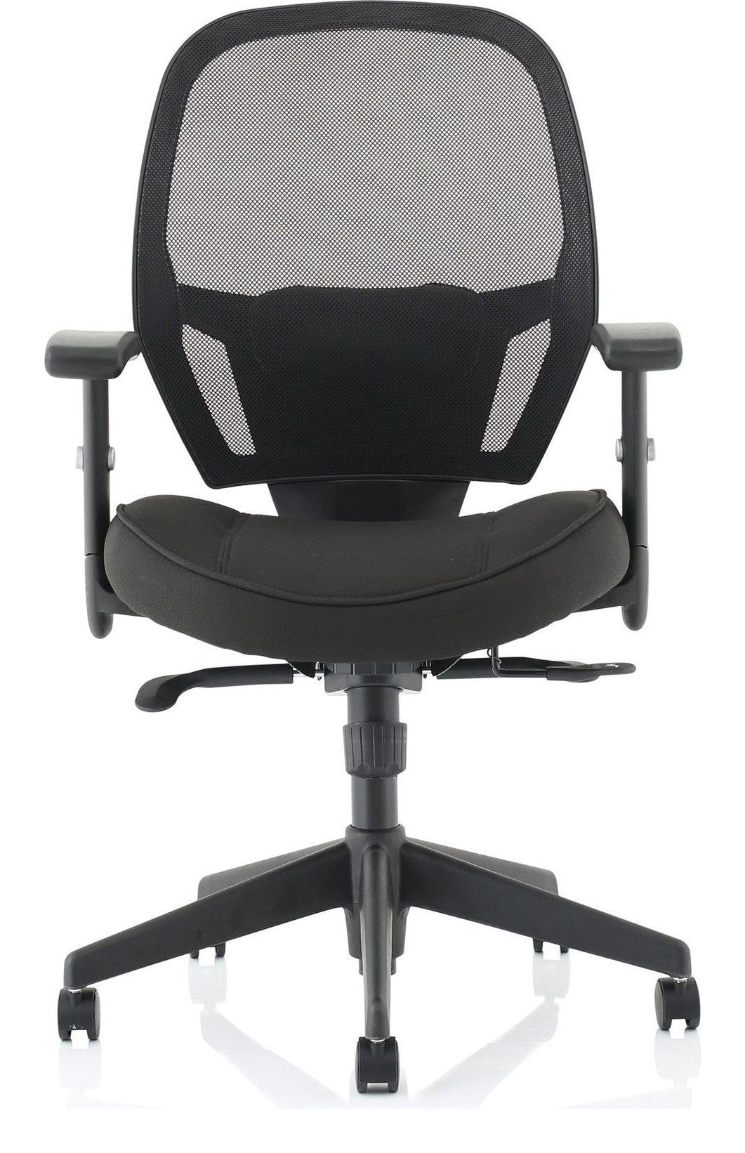 Denver High Mesh Back Black Task Operator Chair, no headrest, another view 1