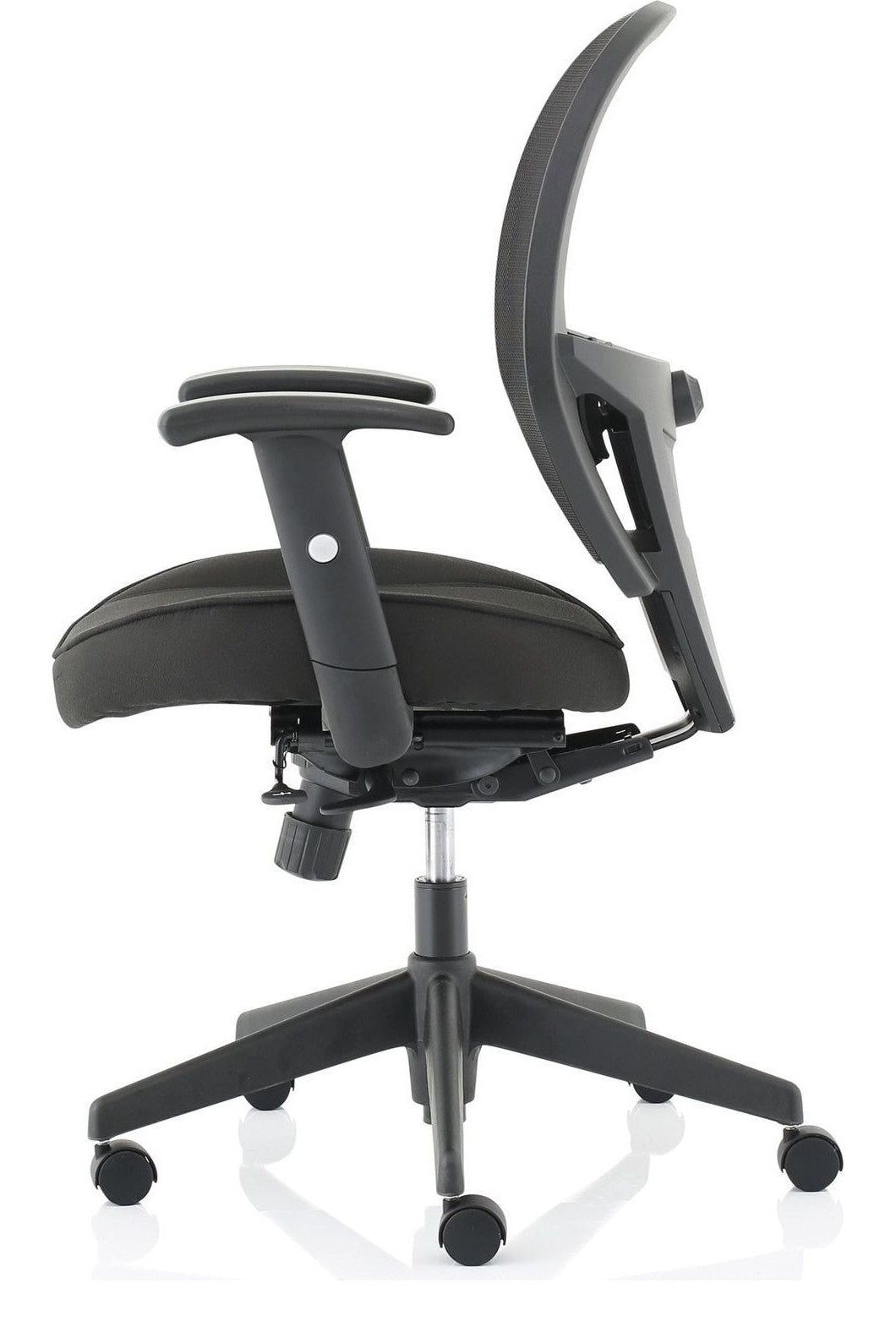 Denver High Mesh Back Black Task Operator Chair, no headrest, another view 3