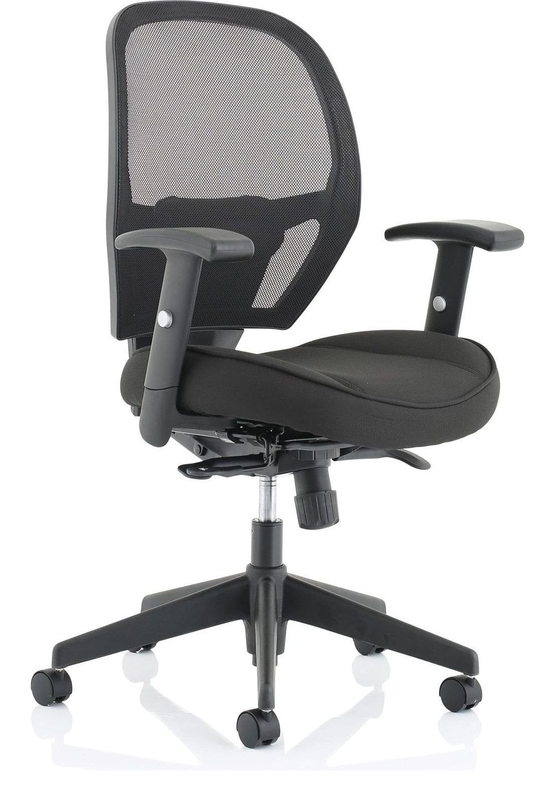 Denver High Mesh Back Black Task Operator Chair, no headrest