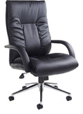 Derby Leather Executive Chair in black