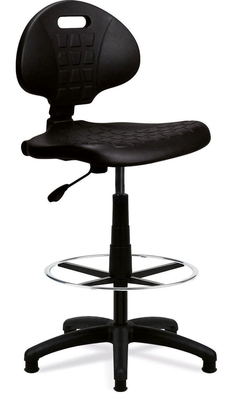 Derwent PU Draughtsman Chair in black