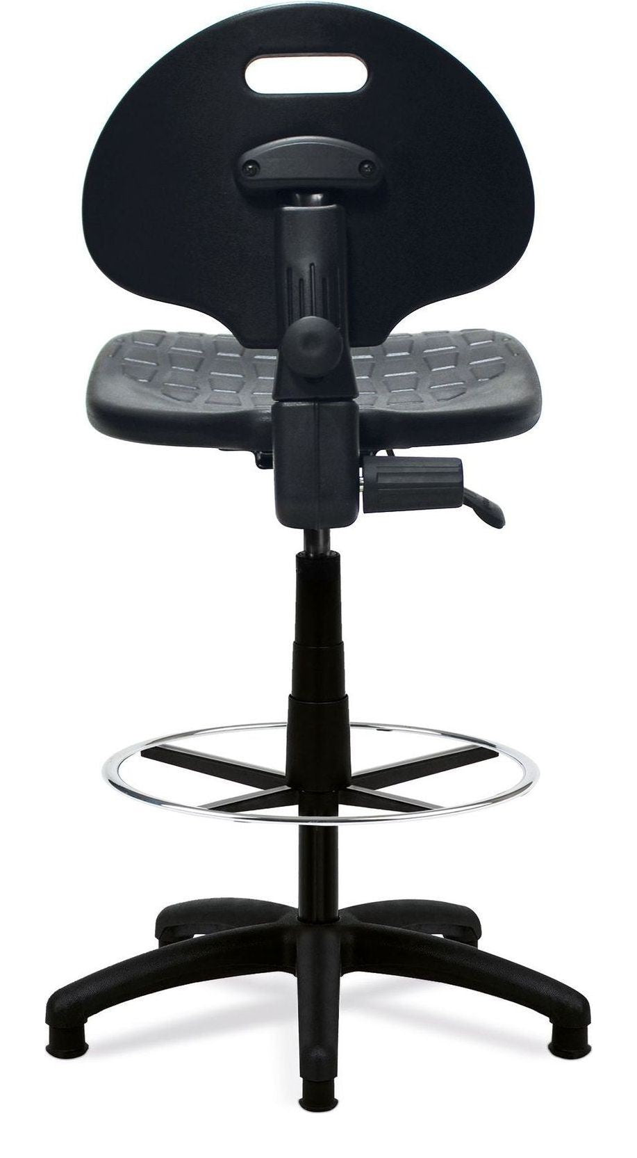 Derwent PU Draughtsman Chair in black, view 5