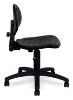 Derwent PU Operator Chair in black, view 2