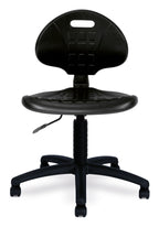 Derwent PU Operator Chair in black, view 4
