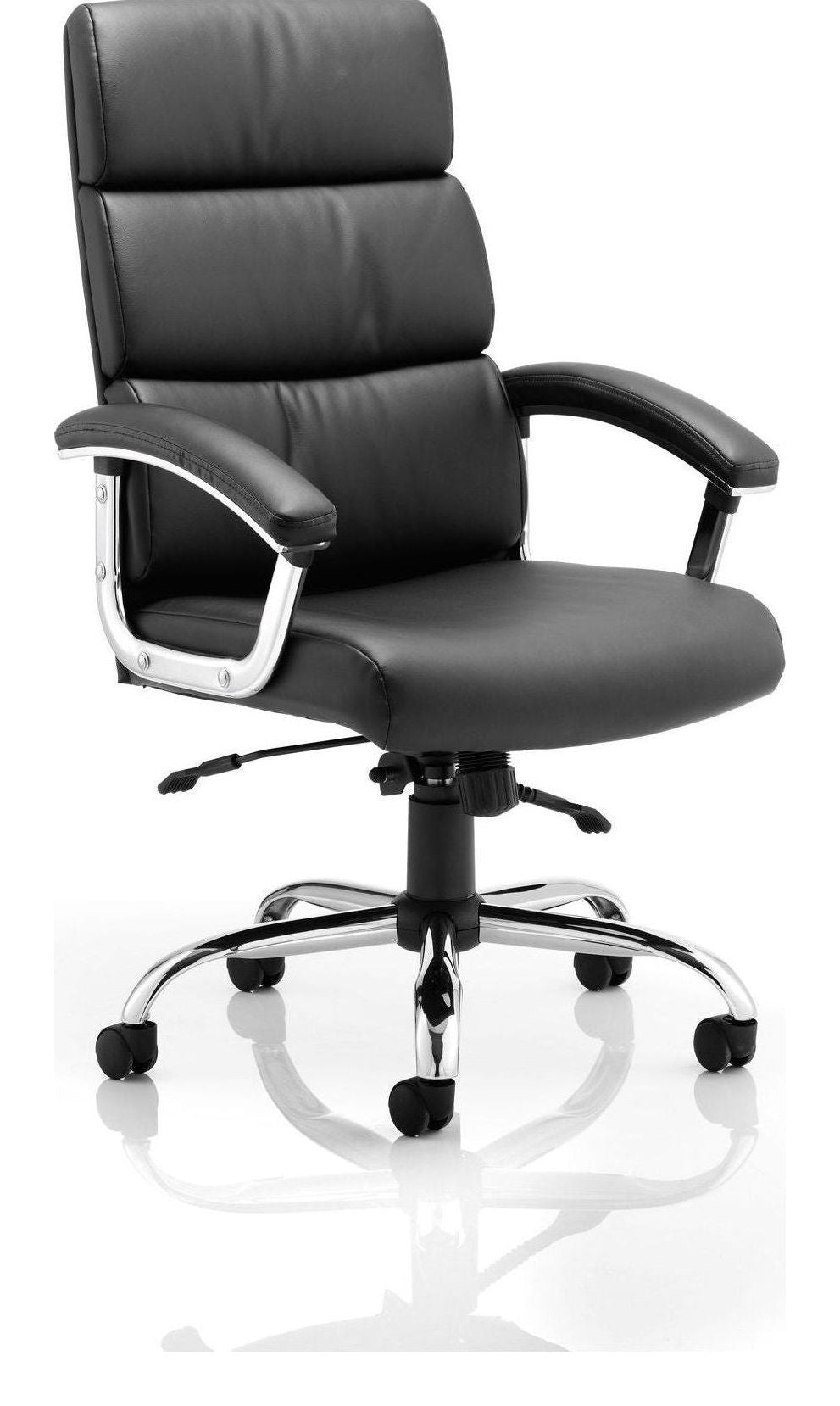 Desire High Back Leather Executive Chair, black leather
