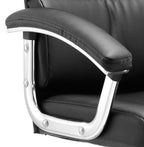 Desire High Back Leather Executive Chair in black leather, another view 1