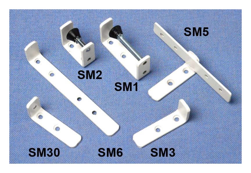 Desk Screen Clamp Set, view 2