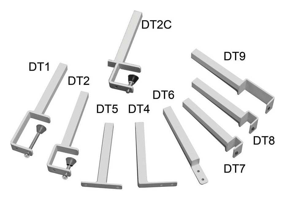 Desk Screen Clamp Set