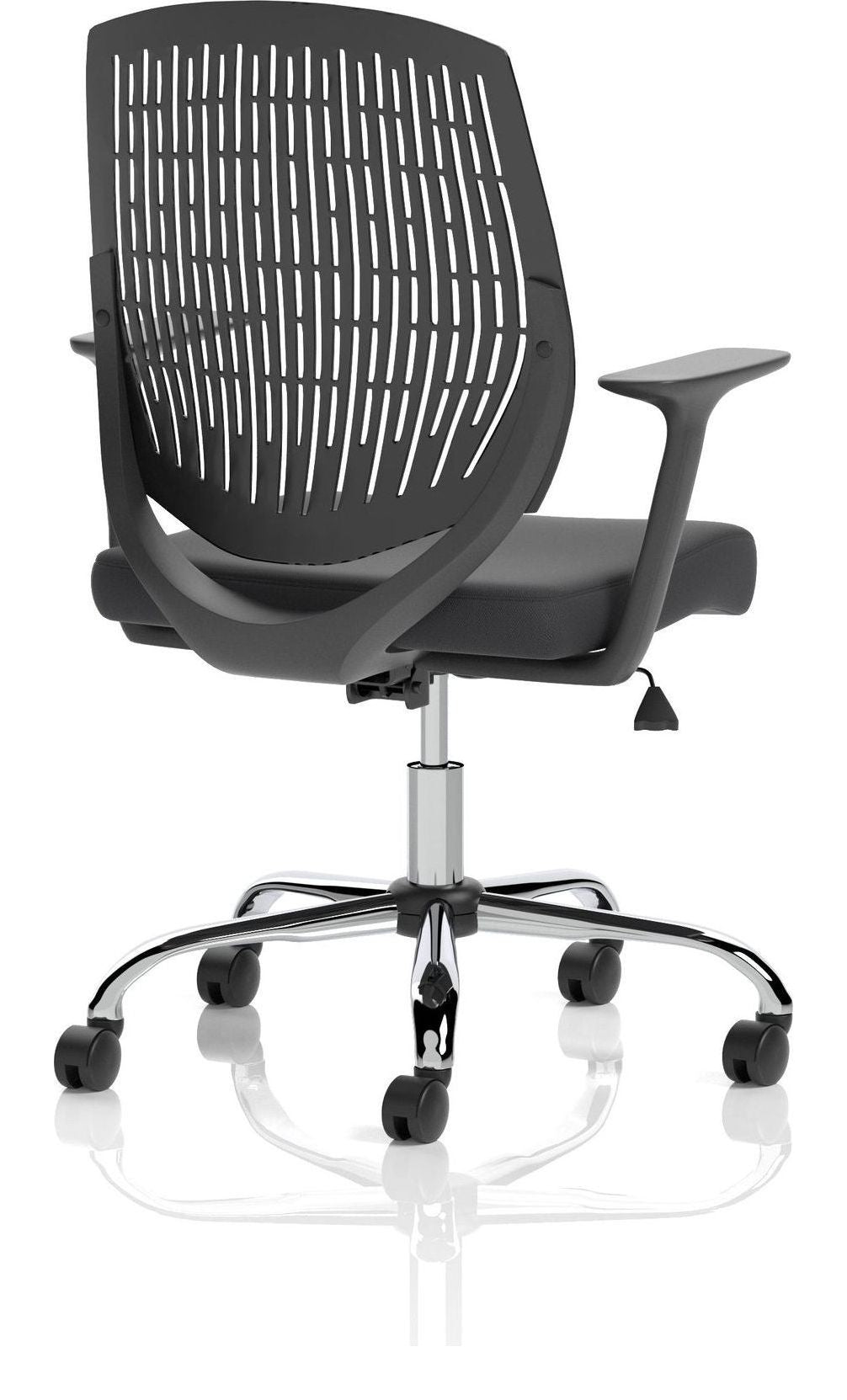 Dura Medium Back Task Operator Chair, black, another view 3