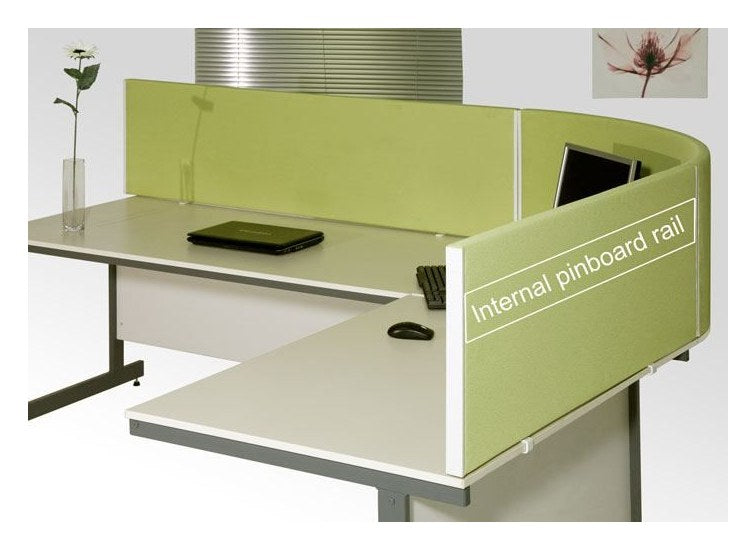 E Range Acoustic Curved Desk Screen