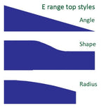E Range Acoustic Desk Screen, Shaped Top, view 3