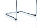 Echo Medium Back Leather Cantilever Visitor Chair, Special Offer, another view 3