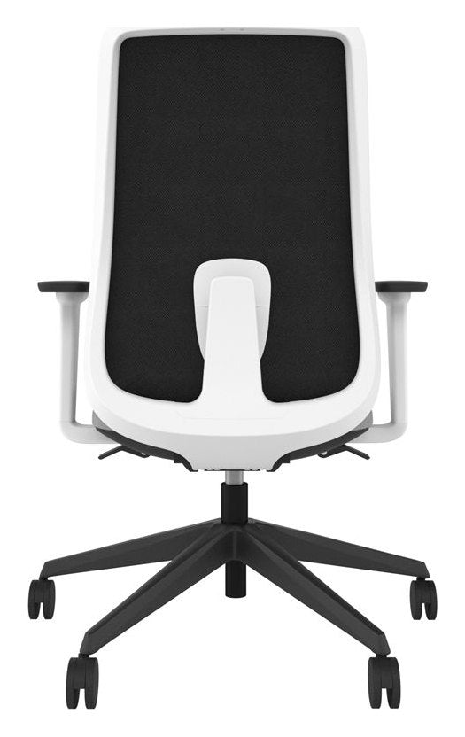 Echo Mesh Task Chair, White Frame, view 6