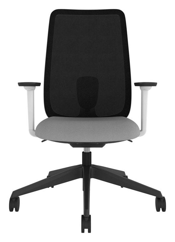Echo Mesh Task Chair, White Frame, view 3