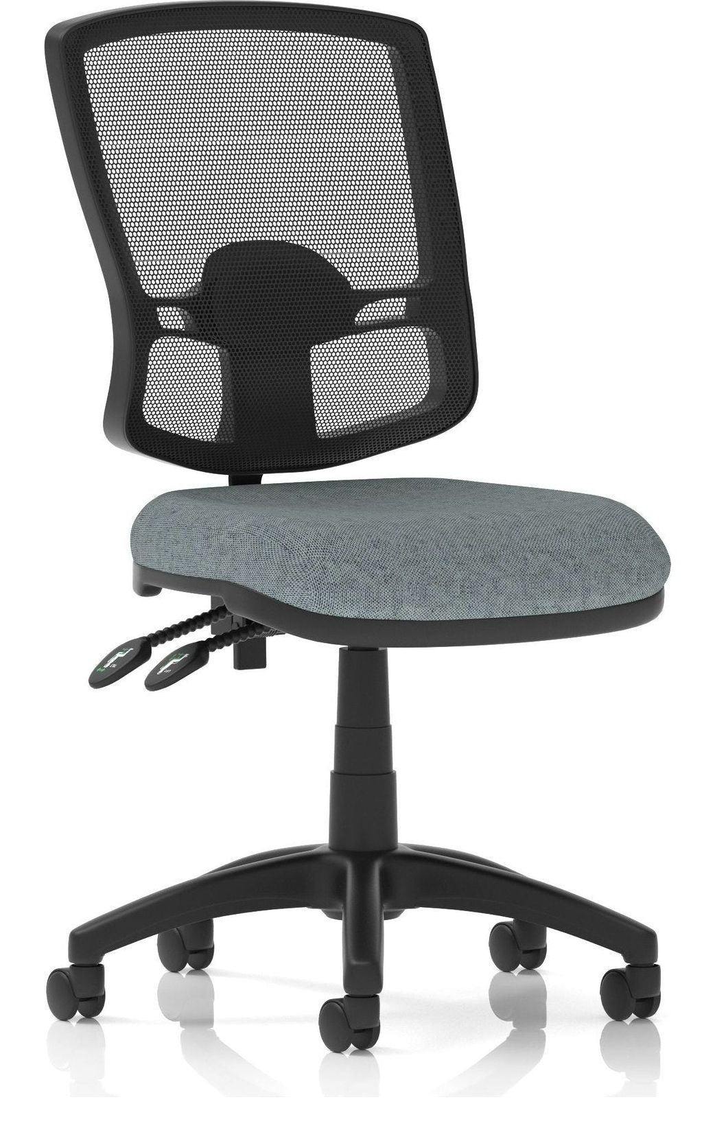 Eclipse Plus II Bespoke Deluxe Mesh Back Task Operator Chair, rivet tensile, no arms, no draughtsman kit