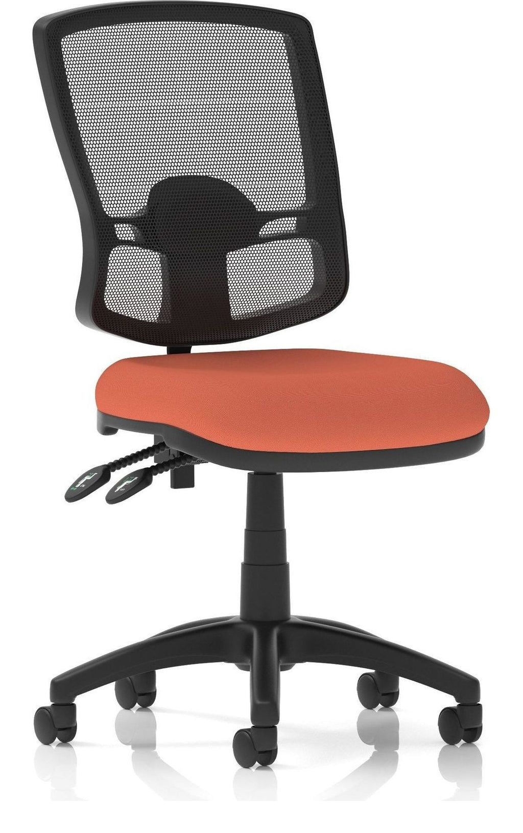 Eclipse Plus II Bespoke Deluxe Mesh Back Task Operator Chair, quest crab, no arms, no draughtsman kit