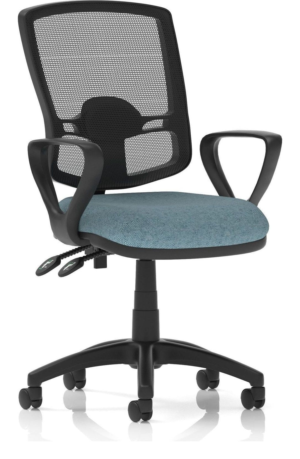 Eclipse Plus II Bespoke Deluxe Mesh Back Task Operator Chair, rivet quench, loop arms, no draughtsman kit
