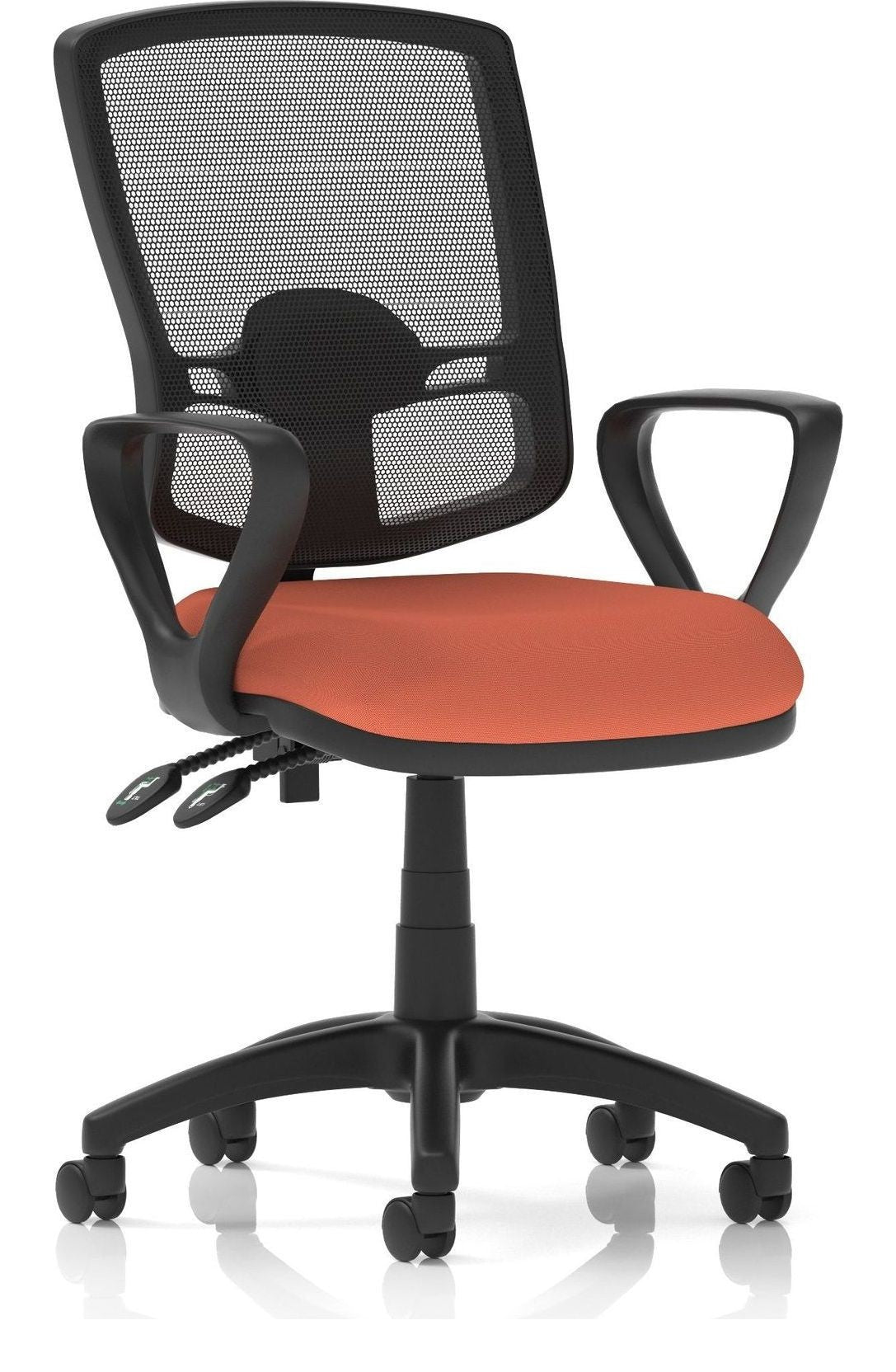 Eclipse Plus II Bespoke Deluxe Mesh Back Task Operator Chair, quest crab, loop arms, no draughtsman kit