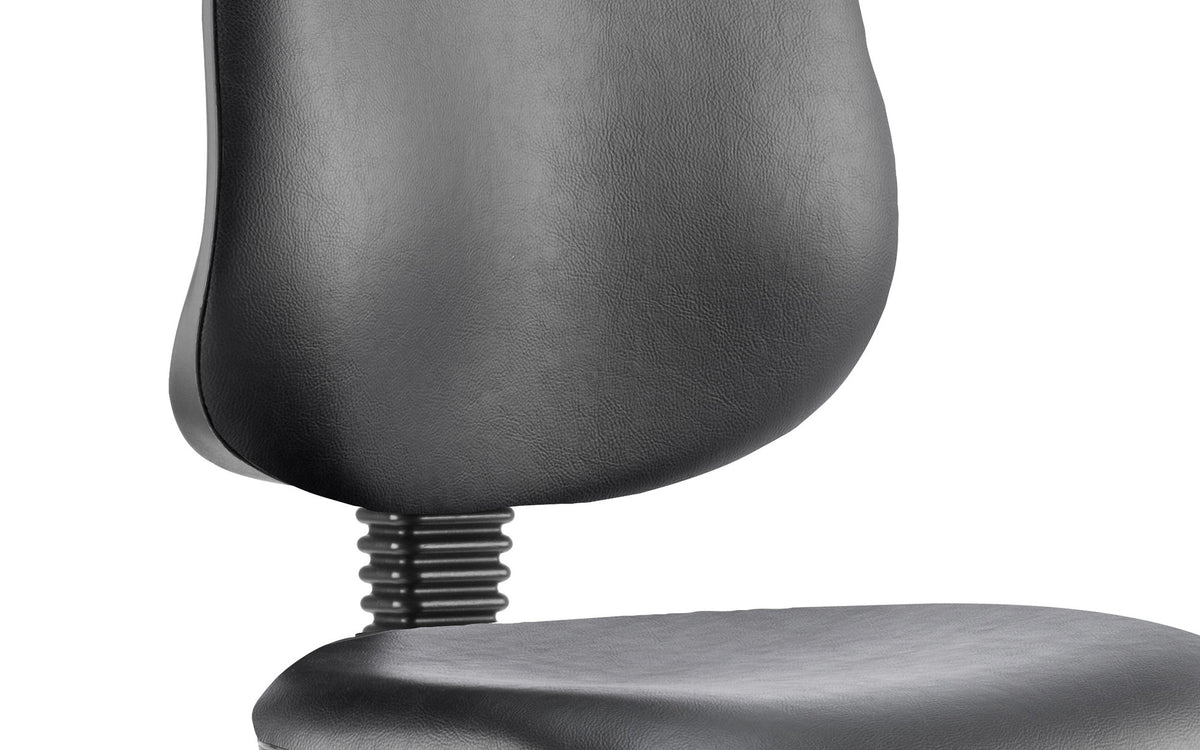 Eclipse Plus III Medium Back Leather Task Operator Chair, another view 3