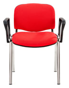 Ecton Upholstered Stacking Chair, view 2