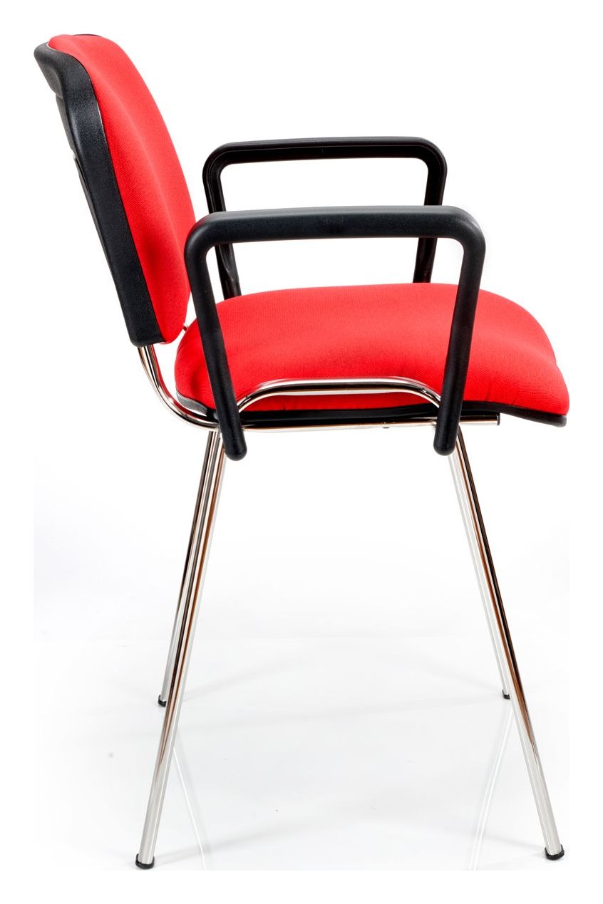 Ecton Upholstered Stacking Chair, view 3